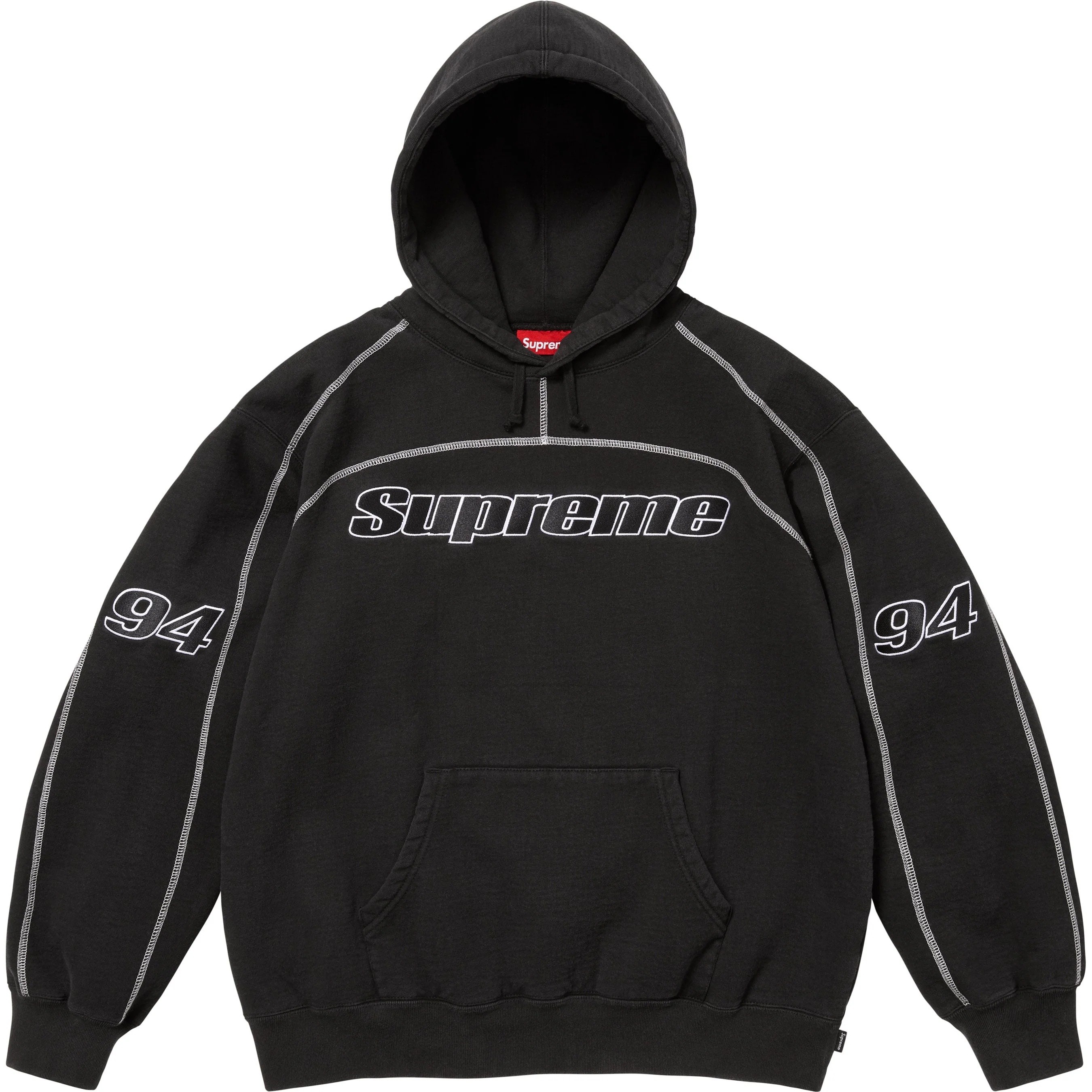 Overlock Hooded Sweatshirt view 8